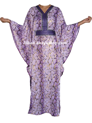 /Abaya papillon Lena Dubai Mauve/violet