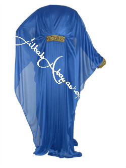 /Robe de Dubai Dounia bleu roi