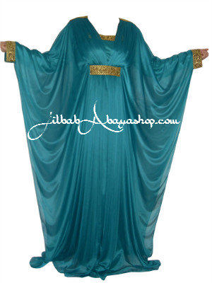 /Robe de Dubai Dounia Émeraude