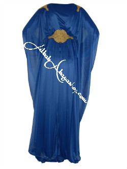 /Robe de Dubai Sawsane Bleu roi