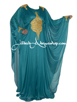 /Robe de Dubai Sawsane Émeraude