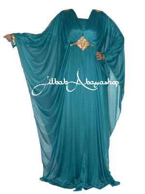 /Robe de Dubai Shainez Émeraude