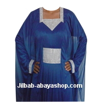 /Robe de Dubai Assia Bleu roi