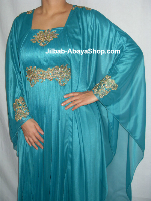 /Robe de Dubai Darya émeraude